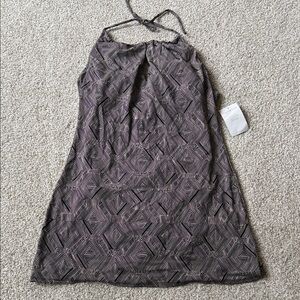 NWT Garnet Hill swim dress - Geometric Patterned Black Dress